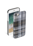  Krusell Limited Cover Apple iPhone 8/7 plaid dark grey