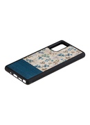  MAN&WOOD case for Galaxy Note 20 blue flower black Hover