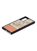  MAN&WOOD case for Galaxy Note 20 pink flower black Hover