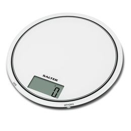 Svari Salter 1080 WHDR12 Mono Electronic Digital Kitchen Scales - White