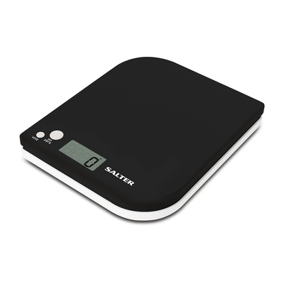 Svari Salter 1177 BKWHDR Leaf Electronic Digital Kitchen Scale - Black