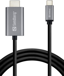  Sandberg 136-21 USB-C to HDMI Cable 2M  Hover