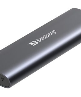  Sandberg 136-39 USB 3,2 Case for M.2+NVMe SSD  Hover