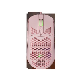 Pele White Shark GALAHAD-P Gaming Mouse GM-5007 pink