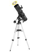  Teleskops, Spica 130/1000 EQ3, Bresser ar saules, mēness un planētu filtriem Hover