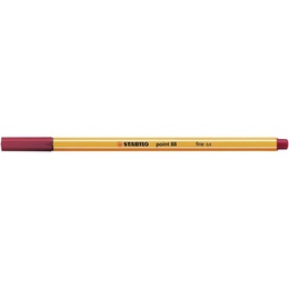  Tintes pildspalva STABILO POINT |0.4 mm| Tumši sarkans | 88/50