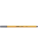  Tintes pildspalva STABILO POINT |0.4 mm|  Pelēka | 88/96