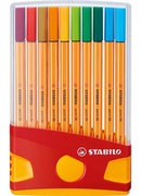  Tintes pildspalvu komplekts STABILO Point 88 Color Parade|20 krāsas