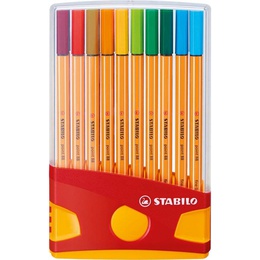  Tintes pildspalvu komplekts STABILO Point 88 Color Parade|20 krāsas