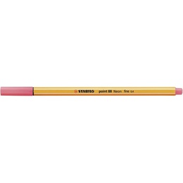  Tintes pildspalva STABILO POINT |0.4 mm| Neona sarkana | 88/040