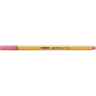  Tintes pildspalva STABILO POINT |0.4 mm| Neona sarkana | 88/040