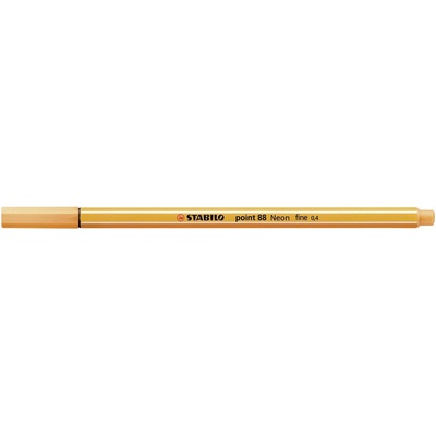  Tintes pildspalva STABILO POINT |0.4 mm| Neona oranža | 88/054