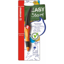  Ergonomiska pildspalva STABILO EASY START R |0.5 mm|Zila| Melna, Oranža
