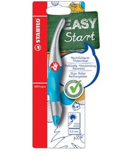  Ergonomiska pildspalva STABILO EASY Orginal L |0.5 mm|Zila| Metāliska, G.zila  Hover