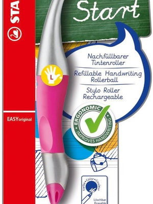 Ergonomiska pildspalva STABILO EASY START L |0.5 mm|Zila| Metāliska, Rozā  Hover