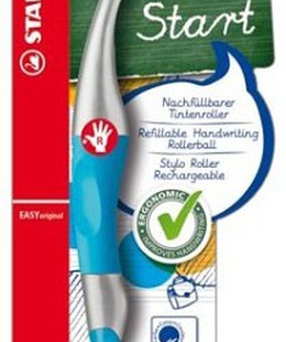  Ergonomiska pildspalva STABILO EASY START R |0.5 mm|Zila| Metāliska, G.zila  Hover