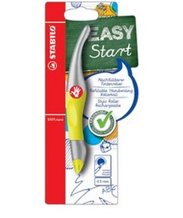  Ergonomiska pildspalva STABILO EASY START R |0.5 mm|Zila| Metāliska, Dzeltena  Hover