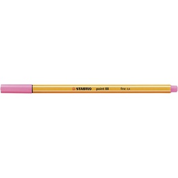  Tintes pildspalva STABILO POINT |0.4 mm| Gaiši rozā