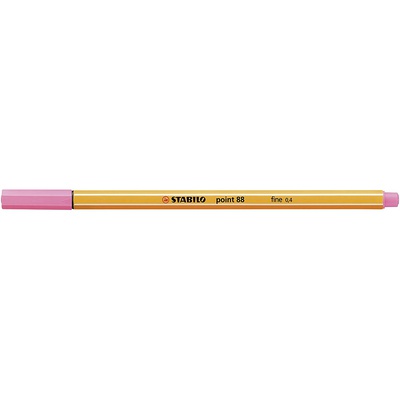  Tintes pildspalva STABILO POINT |0.4 mm| Gaiši rozā
