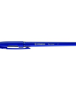  Lodīšu pildspalva STABILO RE-LINER F |0.5 mm| Zila  Hover