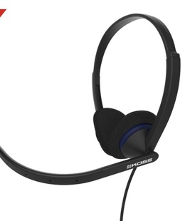 Austiņas Koss | CS200 USB | Headphones | Wired | On-Ear | Microphone | Black  Hover