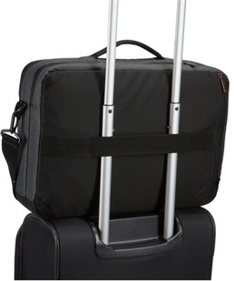  Case Logic | Fits up to size 15.6  | Era Hybrid Briefcase | Messenger - Briefcase/Backpack | Obsidian | Shoulder strap  Hover