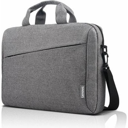  Lenovo Essential 15.6-inch Laptop Casual Toploader T210 Grey Messenger-Briefcase Grey Shoulder strap