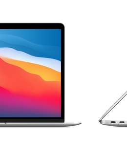  Apple MacBook Air Silver 13.3  IPS 2560 x 1600 Apple M1 8 GB SSD 256 GB Apple M1 7-core GPU Without ODD macOS 802.11ax Bluetooth version 5.0 Keyboard language Russian Keyboard backlit Warranty 12 month(s) Battery warranty 12 month(s)  Hover