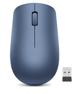 Pele Lenovo | Wireless Mouse | 530 | Optical Mouse | 2.4 GHz Wireless via Nano USB | Abyss Blue | 1 year(s)  Hover