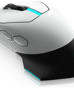 Pele Dell | Alienware | Wireless wired optical | AW610M | Gaming Mouse | Lunar Light | 2 year(s)  Hover