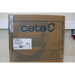  SALE OUT.  CATA | Hood | F-2050 X/L | Energy efficiency class C | Conventional | Width 60 cm | 195 m³/h | Mechanical control | Inox | LED | REFURBISHED