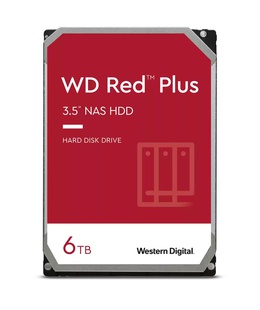  Western Digital | NAS Hard Drive | WD60EFPX | 5400 RPM | 6000 GB | 256 MB  Hover