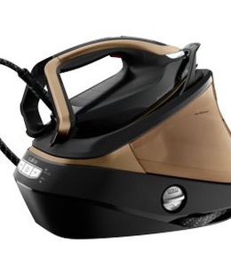  TEFAL | Pro Express Vision Steam Station | GV9820 | 3000 W | 1.2 L | 9 bar | Auto power off | Vertical steam function | Calc-clean function | Black/Gold  Hover