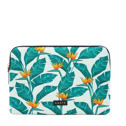  Casyx | Fits up to size 13 ”/14  | Casyx for MacBook | SLVS-000008 | Sleeve | Birds of Paradise | Waterproof