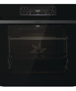 Cepeškrāsnis Gorenje | BOS6737E06FBG | Oven | 77 L | Multifunctional | EcoClean | Mechanical control | Steam function | Yes | Height 59.5 cm | Width 59.5 cm | Black  Hover