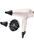 Fēns Remington | Hair dryer | ProLuxe AC9140 | 2400 W | Number of temperature settings 3 | Ionic function | Diffuser nozzle | White/Gold/Black