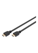  Digitus | Black | HDMI Male (type A) | HDMI Male (type A) | Ultra High Speed HDMI Cable with Ethernet | HDMI to HDMI | 1 m