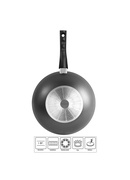 Panna Stoneline Pan 19569 Wok Diameter 30 cm Suitable for induction hob Removable handle Anthracite Hover