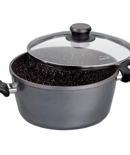  Stoneline Cooking pot 6741 2 L 18 cm die-cast aluminium Grey Lid included  Hover