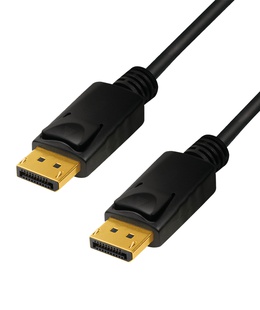  Logilink | Black | DP Male | DP Male | DisplayPort Cable | DP to DP | 1 m  Hover