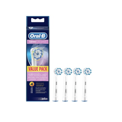 Birste Oral-B Replaceable toothbrush heads EB60-4 Sensi UltraThin Heads For adults Number of brush heads included 4 Number of teeth brushing modes Does not apply White