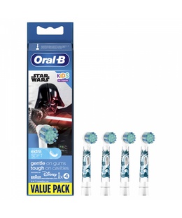 Birste Oral-B Toothbrush replacement  EB10 4 Star wars Heads For kids Number of brush heads included 4 Number of teeth brushing modes Does not apply  Hover