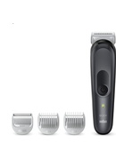  Braun | BG3350 | Body Groomer | Cordless and corded | Number of length steps | Number of shaver heads/blades | Black/Grey