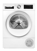 Veļas mazgājamā  mašīna Bosch Dryer machine with heat pump WQG233CPSN Energy efficiency class A+++ Front loading 8 kg LED Depth 61.3 cm Steam function White