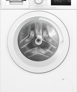 Veļas mazgājamā  mašīna Bosch | WAN2801LSN | Washing Machine | Energy efficiency class A | Front loading | Washing capacity 8 kg | 1400 RPM | Depth 59 cm | Width 59.8 cm | Display | LED | Steam function | White  Hover