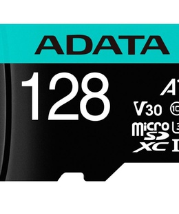  ADATA | Premier Pro | UHS-I U3 | 128 GB | micro SDXC | Flash memory class 10 | with Adapter  Hover