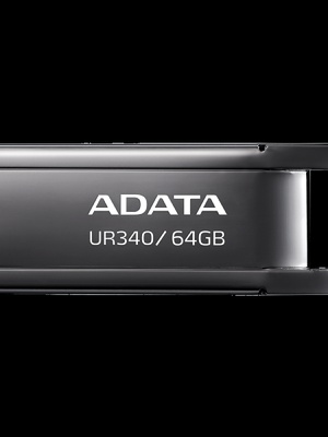  ADATA | USB Flash Drive | UR340 | 64 GB | USB 3.2 Gen1 | Black  Hover