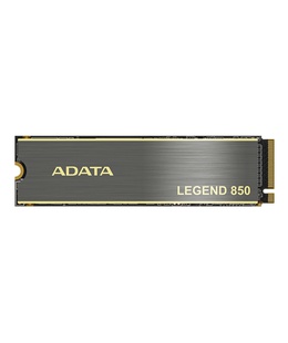  ADATA LEGEND 850 PCIe M.2 SSD 512GB ADATA LEGEND 850 512 GB SSD form factor M.2 2280 SSD interface PCIe Gen4x4 Write speed 2700 MB/s Read speed 5000 MB/s  Hover