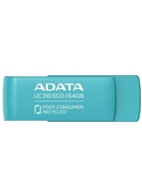  ADATA | USB Flash Drive | UC310 ECO | 64 GB | USB 3.2 Gen1 | Green