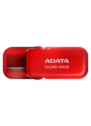  ADATA | USB Flash Drive | UV240 | 64 GB | USB 2.0 | Red